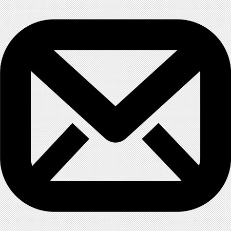 Mail sign illustration. Vector. Black icon on a white background.のイラスト素材