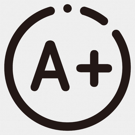 A plus sign icon. Additive symbol. Flat Vector illustration.のイラスト素材