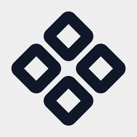Cubes icon. Flat design style eps 10 vector illustration.