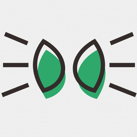 Eye Lens Icon. Flat, modern, and simple design style.のイラスト素材