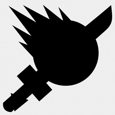 Key sign illustration. Vector. Black icon on a white background.のイラスト素材