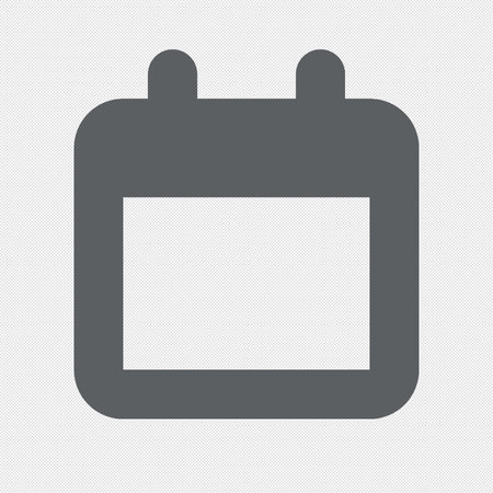 Calendar icon. Flat design style. Made in vector illustration.のイラスト素材
