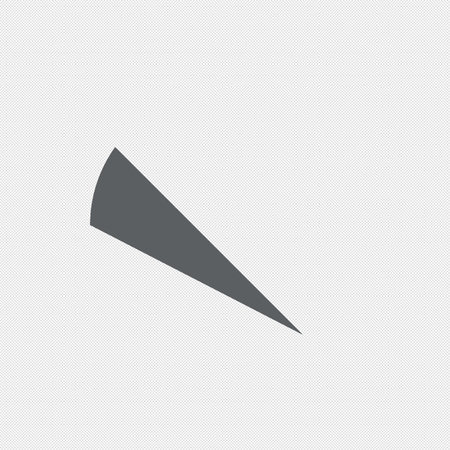 Arrow sign icon. Pointer symbol. On a white backgroundのイラスト素材