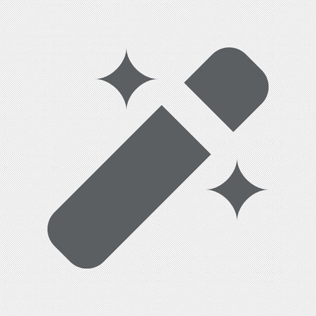 Eraser icon on a white background. Vector illustration. Eps 10のイラスト素材