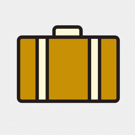 Baggage icon. Business case sign. Business portfolio symbol.のイラスト素材