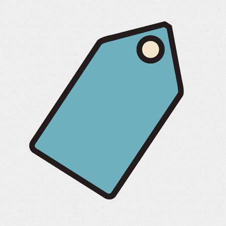 Price tag icon. Vector illustration. Flat design style eps 10のイラスト素材