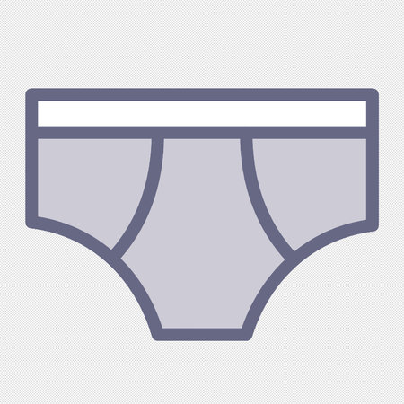 Underwear icon. Simple illustration of underwear vector icon for webのイラスト素材