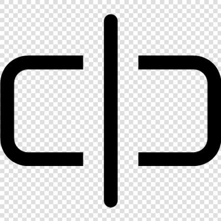 Link sign. Hyperlink chain symbol. Icon on transparent background.のイラスト素材