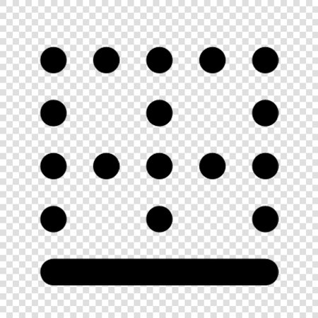 Text align icon. Simple illustration of text align icon for web design on transparent backgroundのイラスト素材