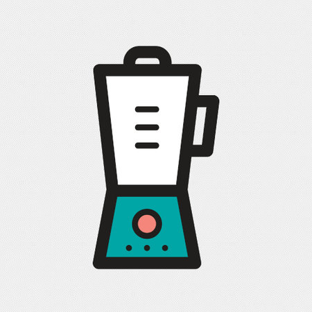 Blender icon. Kitchen appliance symbol. Flat design style eps 10のイラスト素材