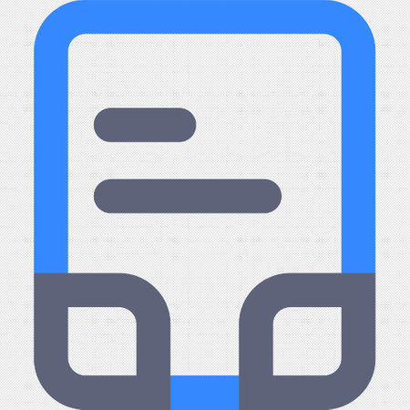 Text file icon. Blue icon with gray contour. Vector illustrationのイラスト素材