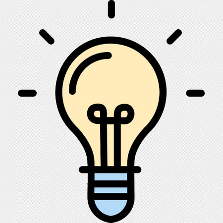Light Bulb Icon. Vector Illustration. Isolated On Gray Background.のイラスト素材