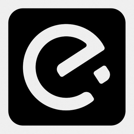 Copyright icon on a black background. Vector illustration. Eps 10.のイラスト素材