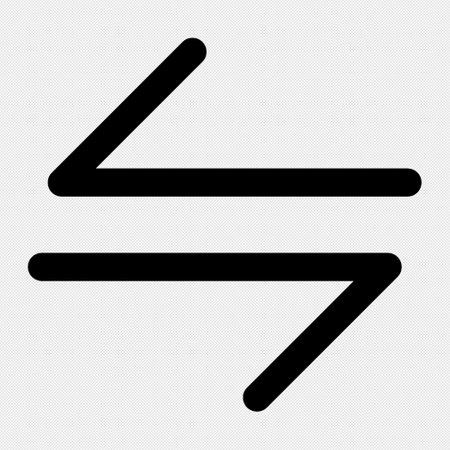 Arrow Right Icon. Black Contour Design. Vector Illustration.のイラスト素材