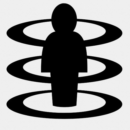 Business People Icon on a black background. Vector EPS 10 illustration.のイラスト素材