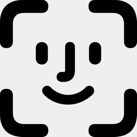 Smile Face emotion Icon sign. Seamless pattern with geometric texture. illustrationのイラスト素材