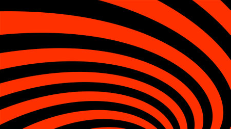 Retro 60s and 70s groovy carnival background. Sun and rainbow swirl pattern, vintage poster vibes. Funky ray elements, circle motifs, reminiscent of circus themes.のイラスト素材