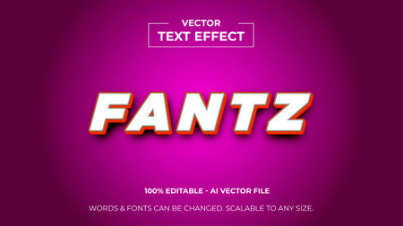 3d editable text effect premium vector. Editable text style effect. 3d cover of business presentation banner for sale event night party. vector illustrationのイラスト素材