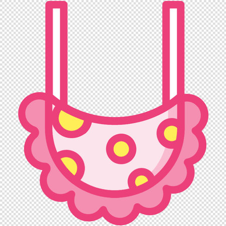 Baby Bikini Icon - Illustration - Isolated On Transparent Backgroundのイラスト素材