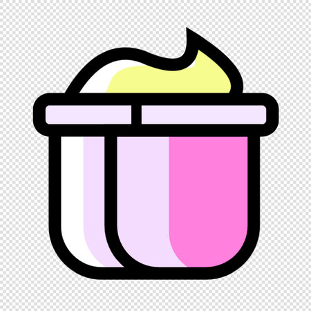 Cream Icon - Illustration - Isolated On Transparent Backgroundのイラスト素材