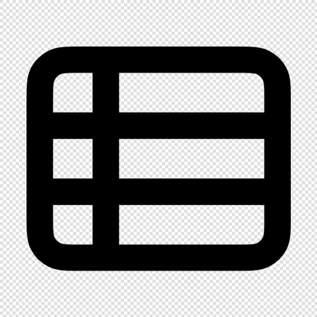 Equalizer Icon - Black Illustration Isolated on Transparent Backgroundのイラスト素材
