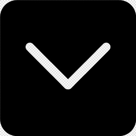 down arrow icon. simple black and white icon. vector illustration.