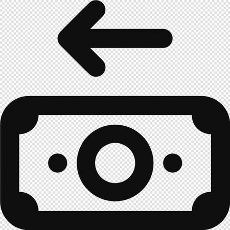 Video player icon - vector illustration. Black symbol on transparent background.のイラスト素材