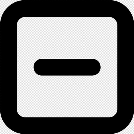 Minus sign icon. Negative symbol. Zoom out. Vector illustrationのイラスト素材