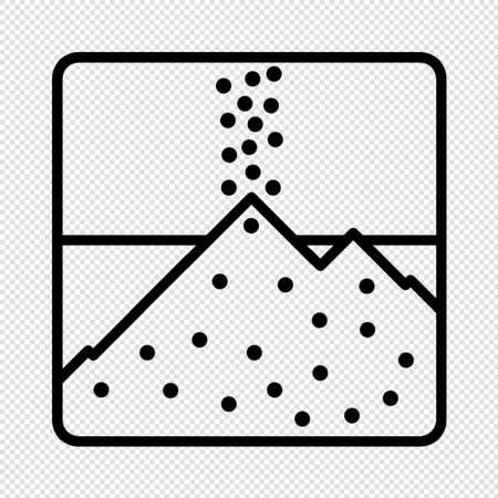 Mosaic icon - Vector Illustration - Isolated On Transparent Backgroundのイラスト素材