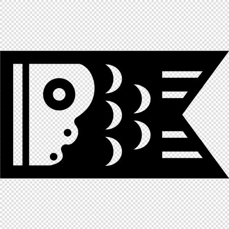 Air Pollution Icon - Black Illustration Isolated on Transparent Backgroundのイラスト素材