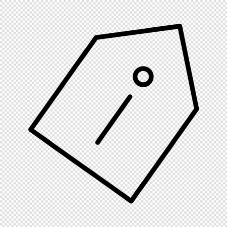 Information sign icon - vector illustration. Black symbol on transparent background.のイラスト素材