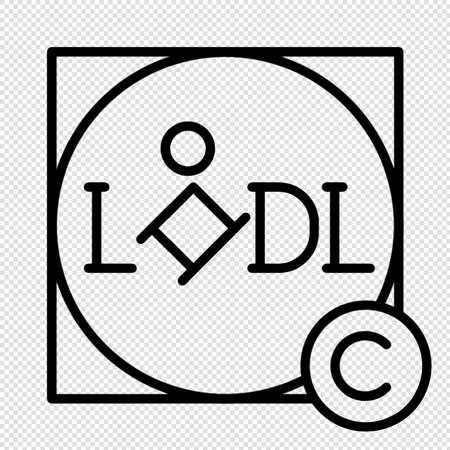 IoD icon illustration sign design style. Isolated on transparent backgroundのイラスト素材