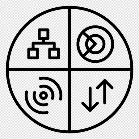 Diagram Diagram Icon Illustration - Isolated On Transparent Backgroundのイラスト素材