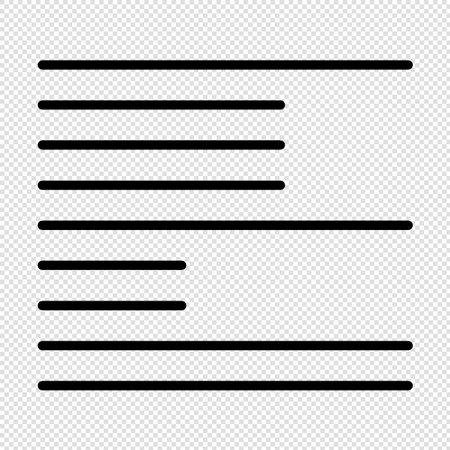 Text quote icon isolated on transparent background. Vector illustration. Eps 10のイラスト素材