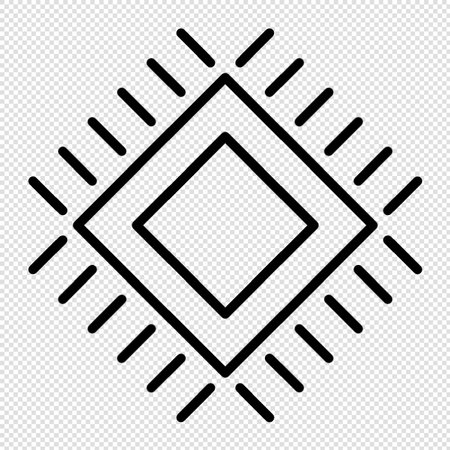 Geometric pattern in the form of rhombus. Vector illustration.のイラスト素材