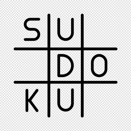 Tic tac toe game. Vector illustration. Isolated on transparent background.のイラスト素材