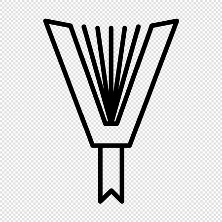 Award Icon - Vector Illustration - Isolated On Transparent Backgroundのイラスト素材