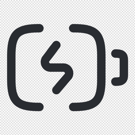 Swipe up icon illustration sign design style - vector eps10のイラスト素材