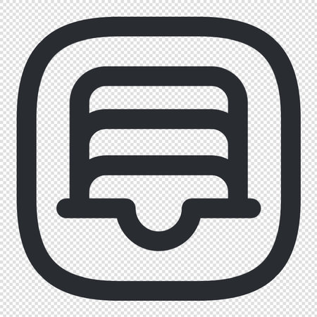 illustration of business and finance icon dialog box in modern flat styleのイラスト素材
