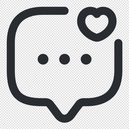 Speech bubble icon - vector illustration. Flat design style eps 10のイラスト素材