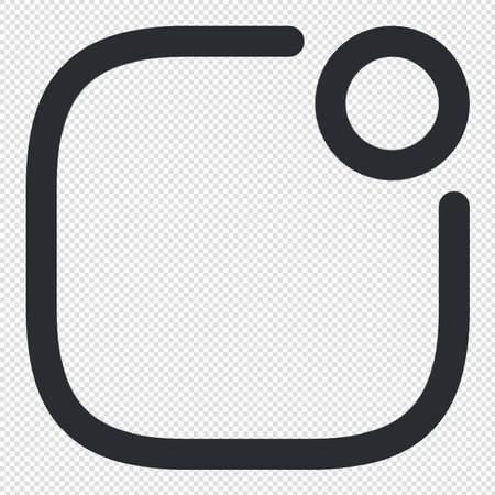 Camera Icon - Vector Illustration - Isolated On Transparent Backgroundのイラスト素材