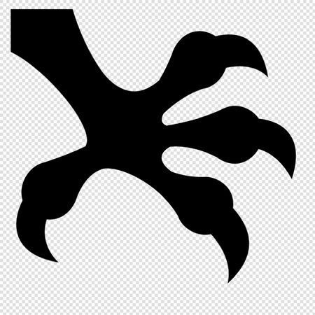 Tropical Leaf - Black Vector Icon Isolated on Transparent Backgroundのイラスト素材