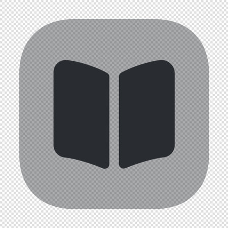 Book Icon  on a transparent background. Vector illustration. Eps 10のイラスト素材