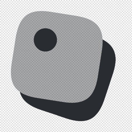 Abstract geometric shape on a gray background. Vector illustration. Eps 10のイラスト素材