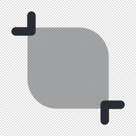 Speech bubble icon - vector Illustration isolated on a transparent backgroundのイラスト素材