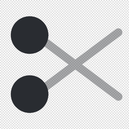 Share icon - vector illustration. Simple black symbol on transparent background.のイラスト素材