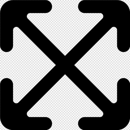 Cross sign icon - vector illustration. Black flat icon on transparent background.