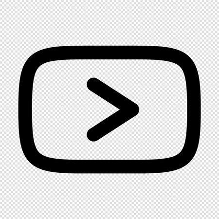 Arrow Left Icon Illustration - Isolated On Transparent Backgroundのイラスト素材