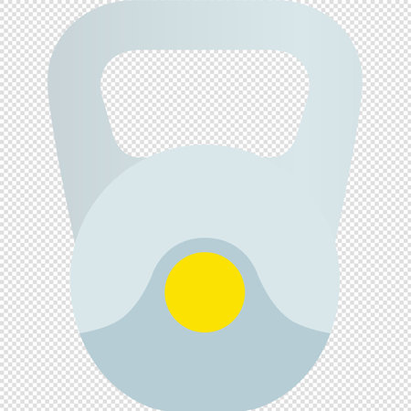 Kettlebell Icon Illustration - Isolated On Transparent Backgroundのイラスト素材