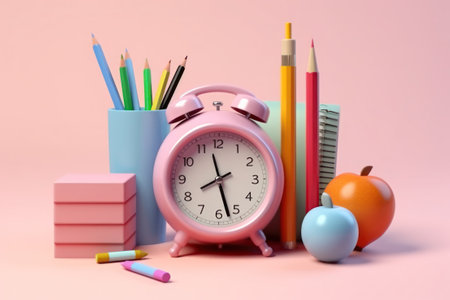 School supplies conceptの素材